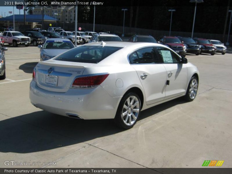 White Diamond Tricoat / Ebony 2011 Buick LaCrosse CXS