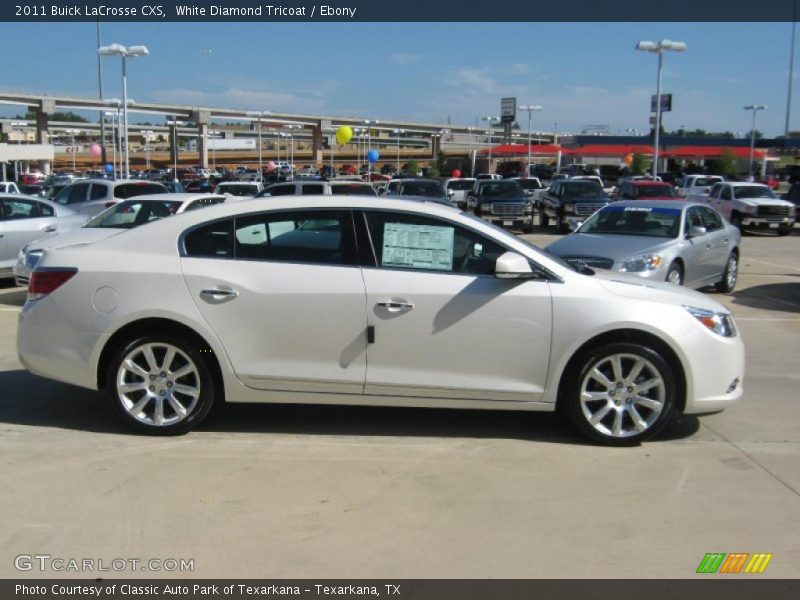 White Diamond Tricoat / Ebony 2011 Buick LaCrosse CXS