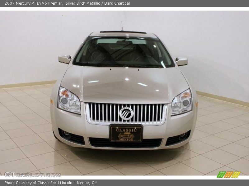 Silver Birch Metallic / Dark Charcoal 2007 Mercury Milan V6 Premier