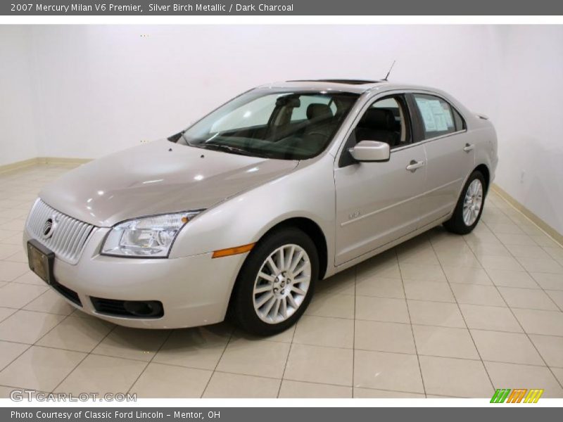 Silver Birch Metallic / Dark Charcoal 2007 Mercury Milan V6 Premier