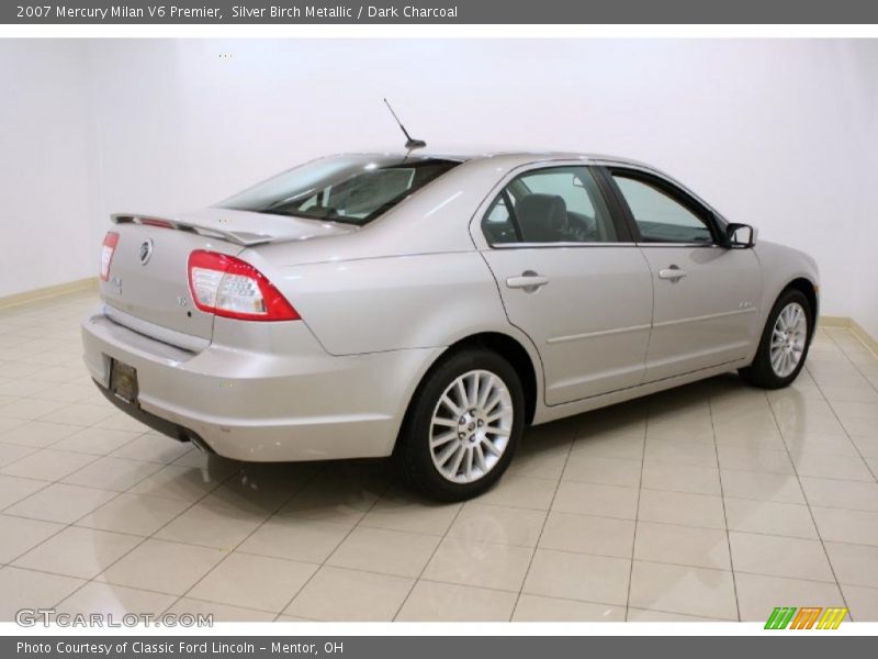 Silver Birch Metallic / Dark Charcoal 2007 Mercury Milan V6 Premier