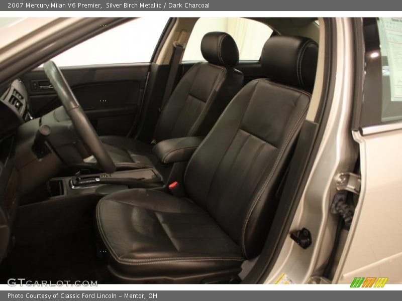 Silver Birch Metallic / Dark Charcoal 2007 Mercury Milan V6 Premier