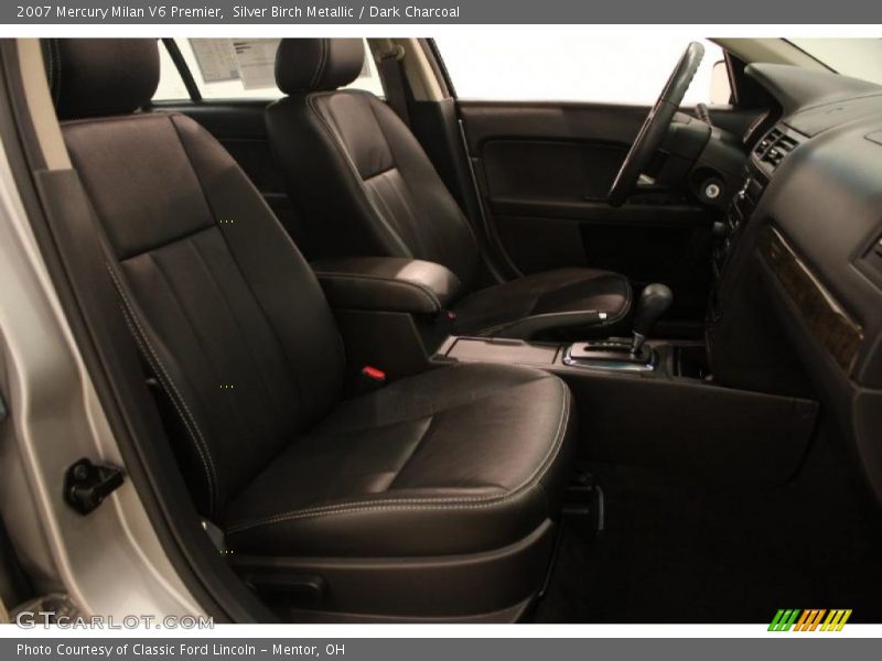 Silver Birch Metallic / Dark Charcoal 2007 Mercury Milan V6 Premier