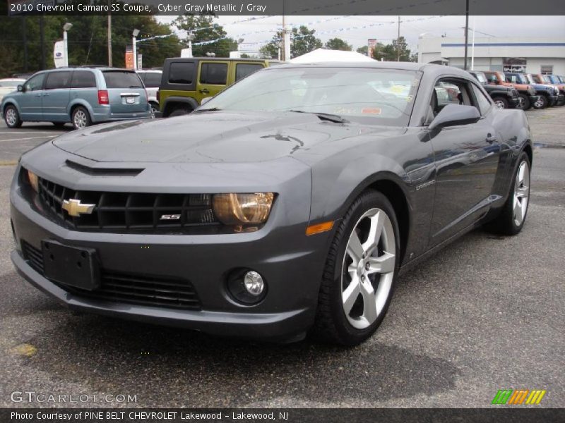 Cyber Gray Metallic / Gray 2010 Chevrolet Camaro SS Coupe