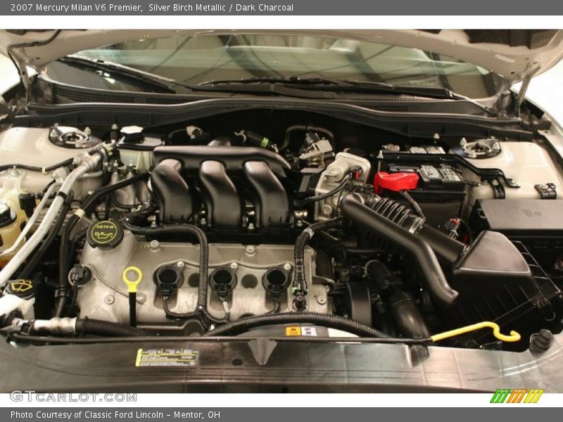 Silver Birch Metallic / Dark Charcoal 2007 Mercury Milan V6 Premier