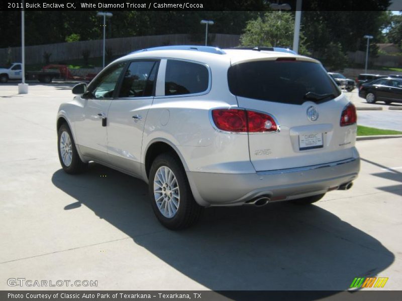 White Diamond Tricoat / Cashmere/Cocoa 2011 Buick Enclave CX