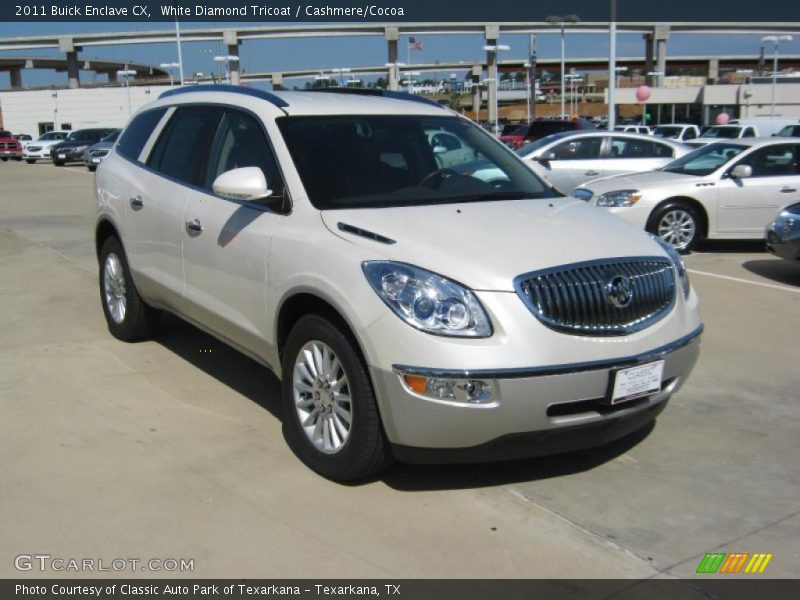 White Diamond Tricoat / Cashmere/Cocoa 2011 Buick Enclave CX