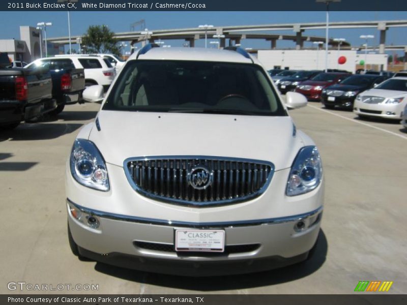 White Diamond Tricoat / Cashmere/Cocoa 2011 Buick Enclave CX