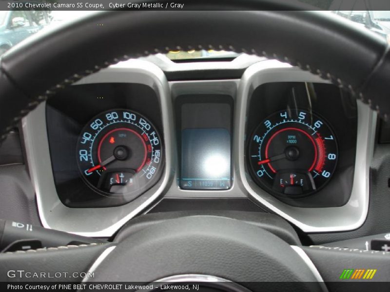 Cyber Gray Metallic / Gray 2010 Chevrolet Camaro SS Coupe