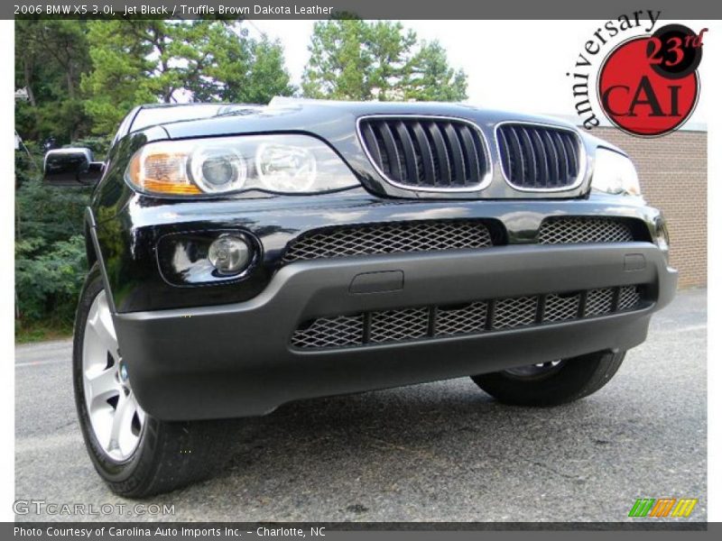 Jet Black / Truffle Brown Dakota Leather 2006 BMW X5 3.0i