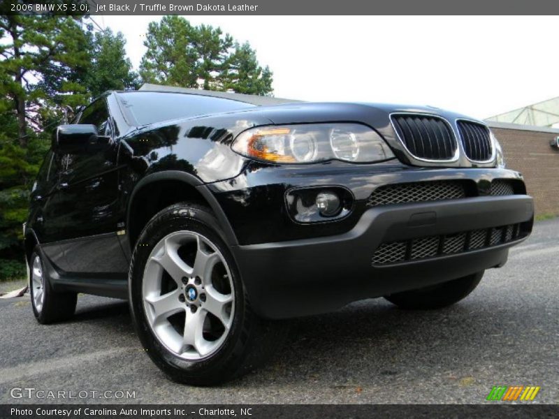 Jet Black / Truffle Brown Dakota Leather 2006 BMW X5 3.0i