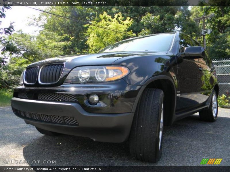 Jet Black / Truffle Brown Dakota Leather 2006 BMW X5 3.0i