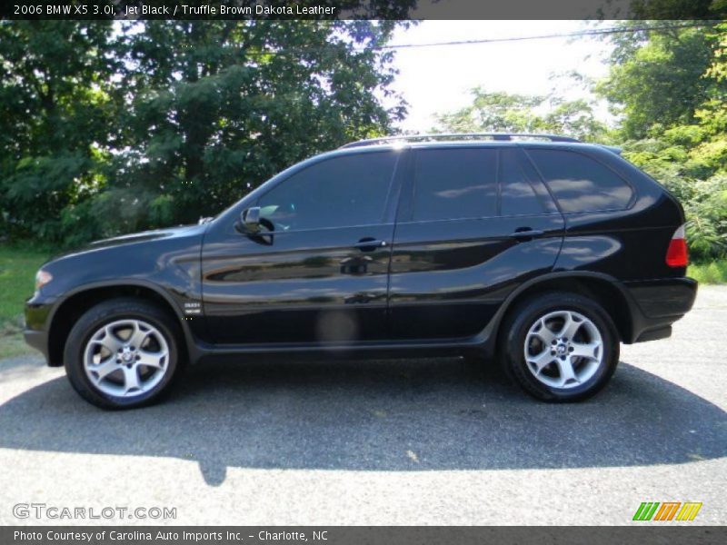 Jet Black / Truffle Brown Dakota Leather 2006 BMW X5 3.0i
