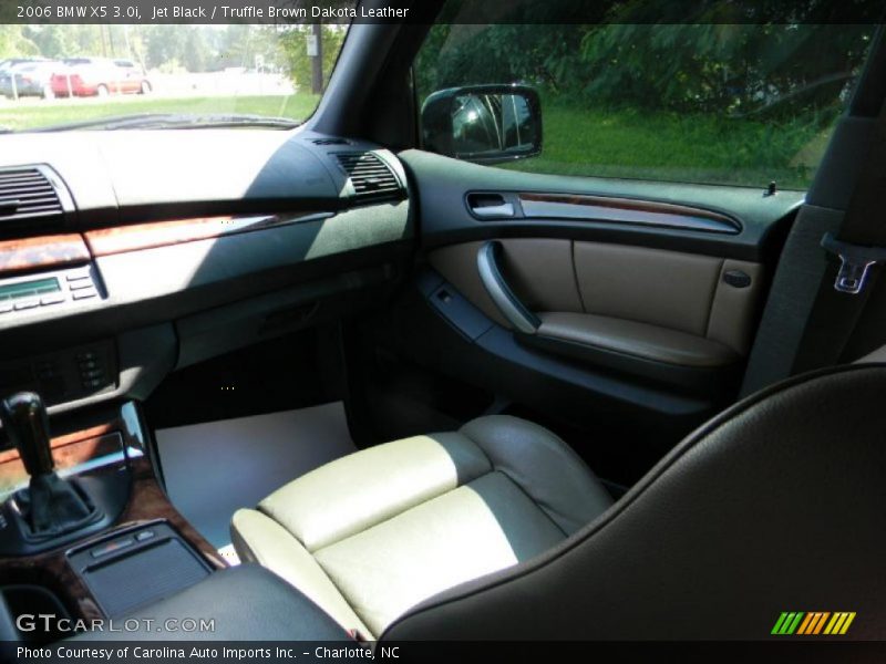 Jet Black / Truffle Brown Dakota Leather 2006 BMW X5 3.0i
