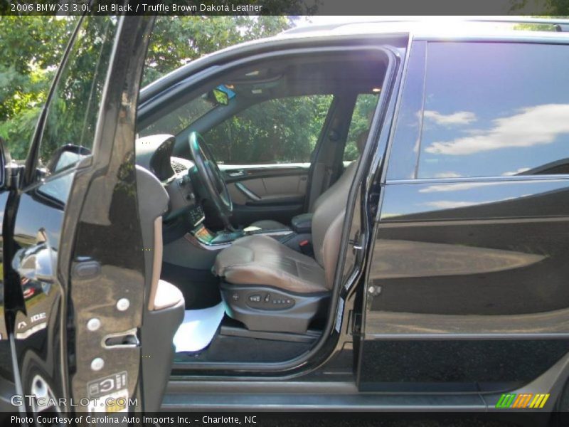 Jet Black / Truffle Brown Dakota Leather 2006 BMW X5 3.0i
