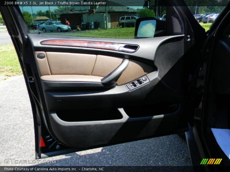 Jet Black / Truffle Brown Dakota Leather 2006 BMW X5 3.0i