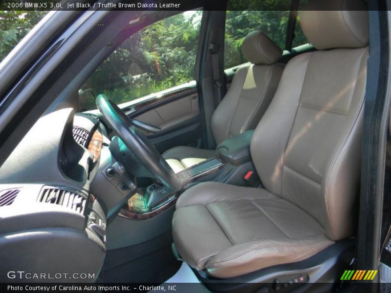 Jet Black / Truffle Brown Dakota Leather 2006 BMW X5 3.0i