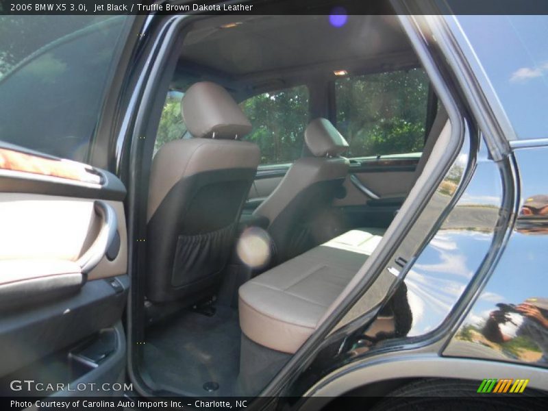 Jet Black / Truffle Brown Dakota Leather 2006 BMW X5 3.0i