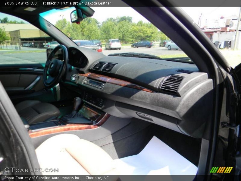 Jet Black / Truffle Brown Dakota Leather 2006 BMW X5 3.0i