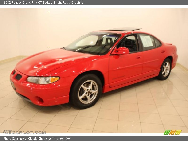 Bright Red / Graphite 2002 Pontiac Grand Prix GT Sedan