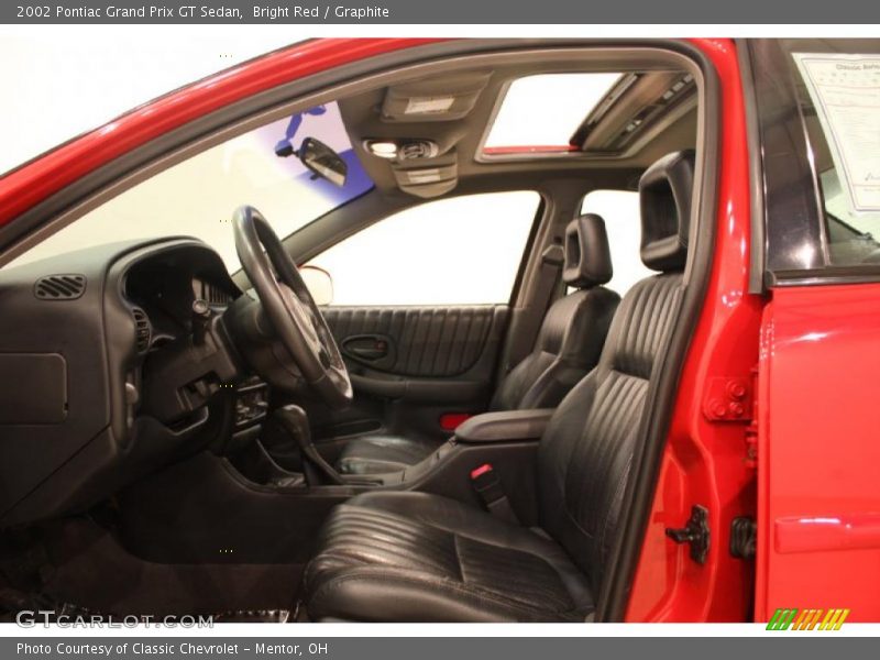 Bright Red / Graphite 2002 Pontiac Grand Prix GT Sedan