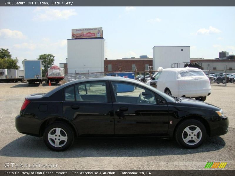 Black / Gray 2003 Saturn ION 1 Sedan