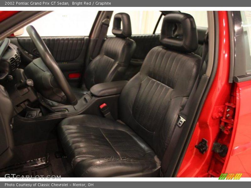 Bright Red / Graphite 2002 Pontiac Grand Prix GT Sedan
