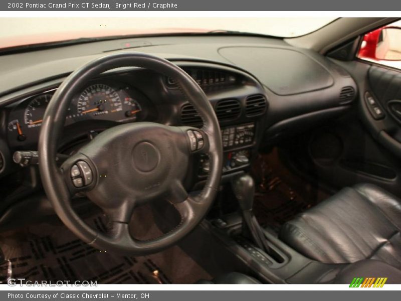 Bright Red / Graphite 2002 Pontiac Grand Prix GT Sedan