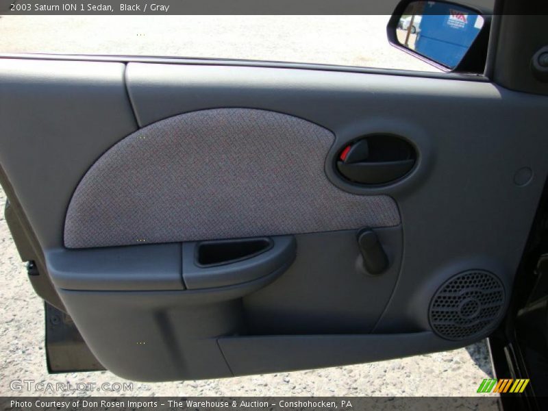 Black / Gray 2003 Saturn ION 1 Sedan