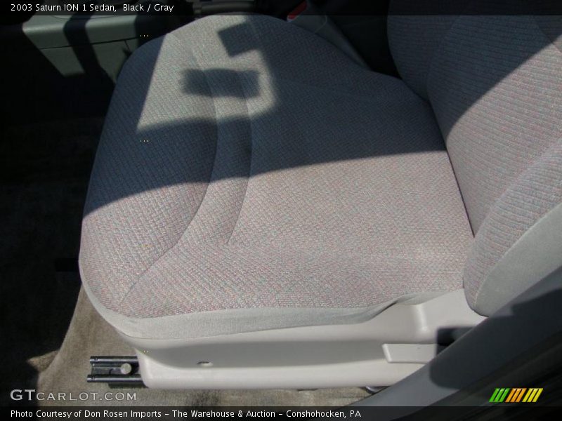 Black / Gray 2003 Saturn ION 1 Sedan