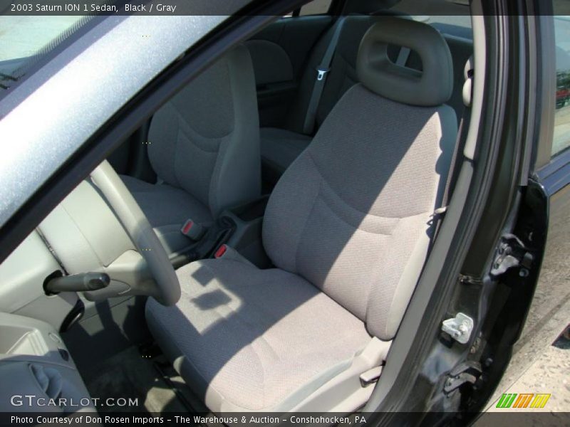 Black / Gray 2003 Saturn ION 1 Sedan