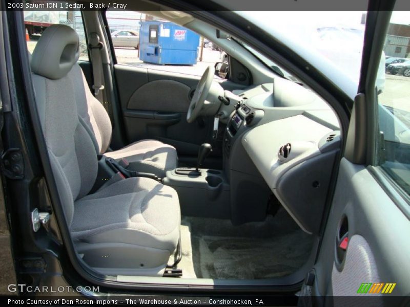 Black / Gray 2003 Saturn ION 1 Sedan