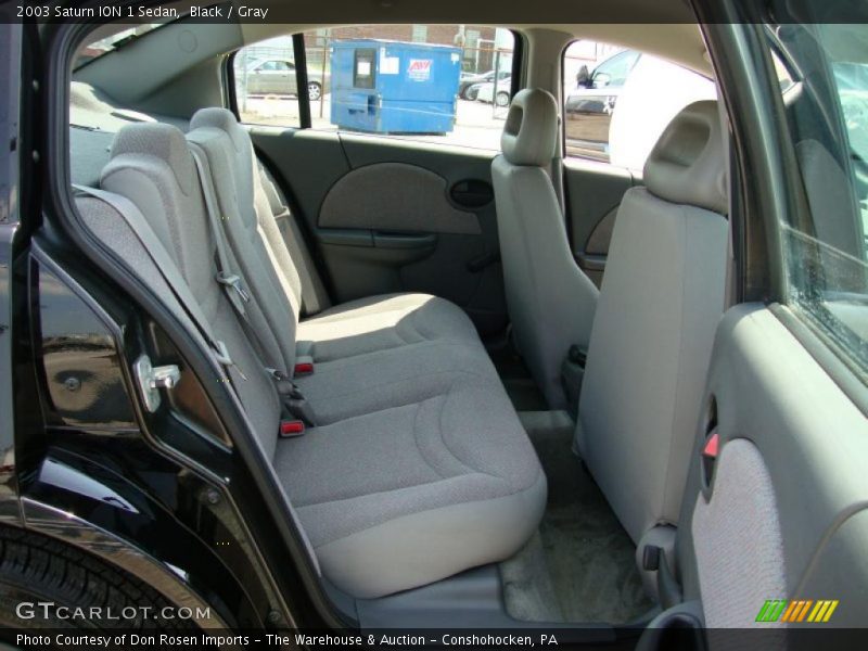 Black / Gray 2003 Saturn ION 1 Sedan