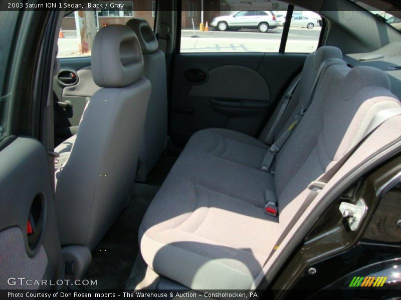 Black / Gray 2003 Saturn ION 1 Sedan