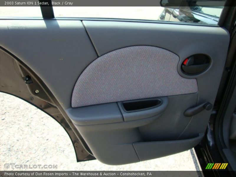 Black / Gray 2003 Saturn ION 1 Sedan