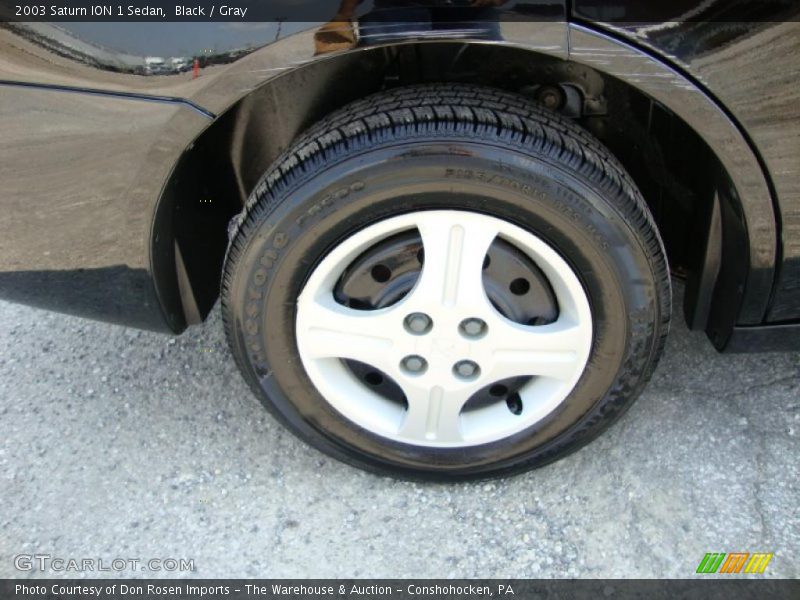 Black / Gray 2003 Saturn ION 1 Sedan