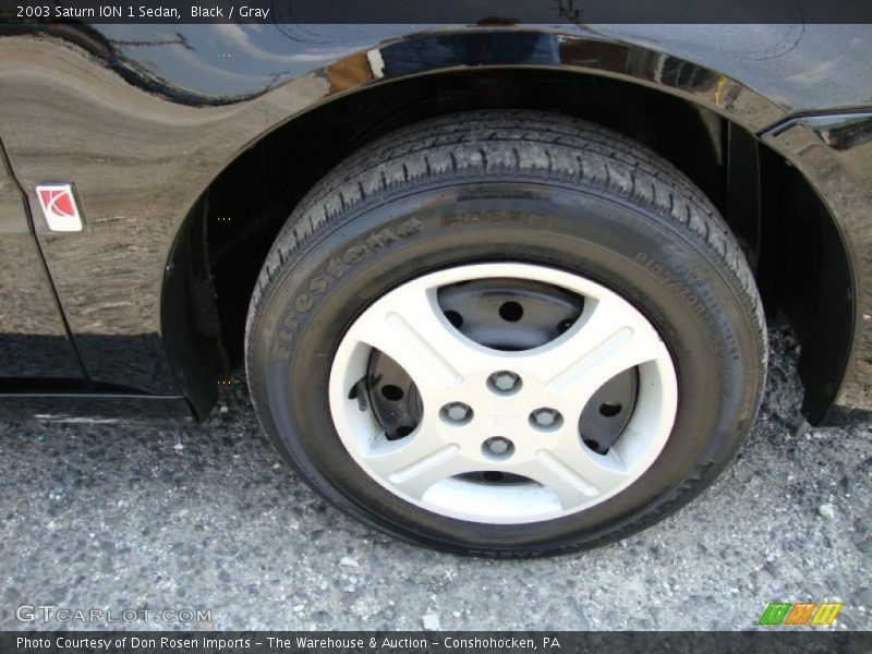 Black / Gray 2003 Saturn ION 1 Sedan