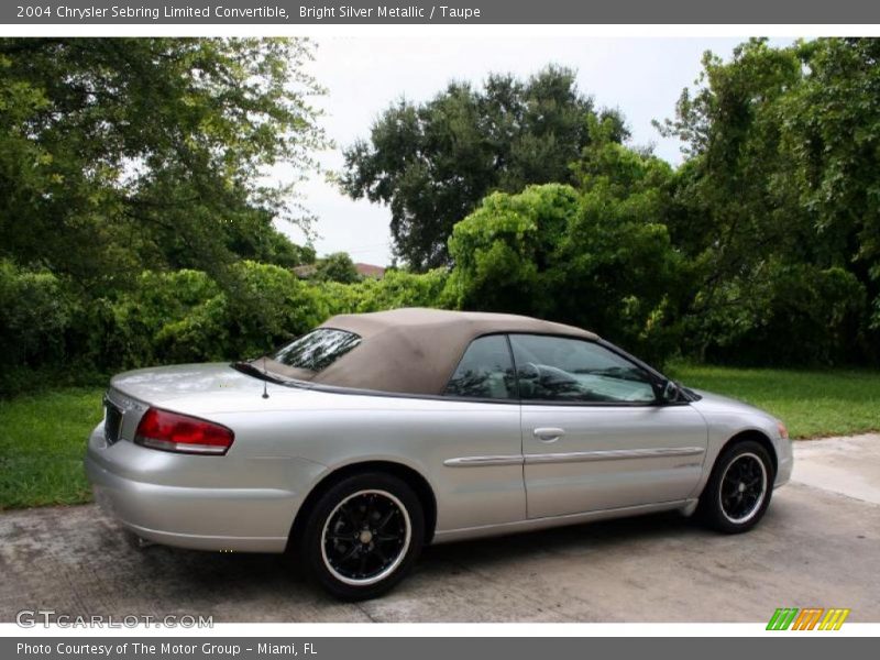 Bright Silver Metallic / Taupe 2004 Chrysler Sebring Limited Convertible