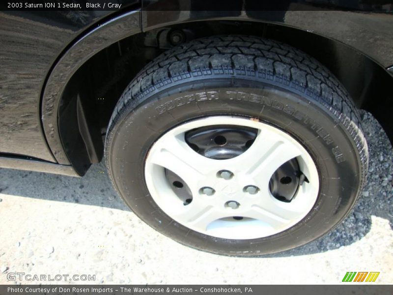 Black / Gray 2003 Saturn ION 1 Sedan