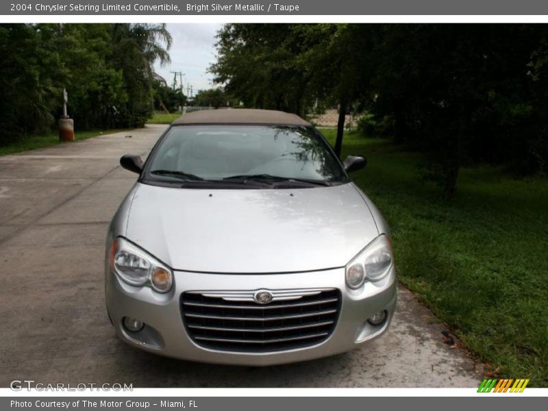 Bright Silver Metallic / Taupe 2004 Chrysler Sebring Limited Convertible
