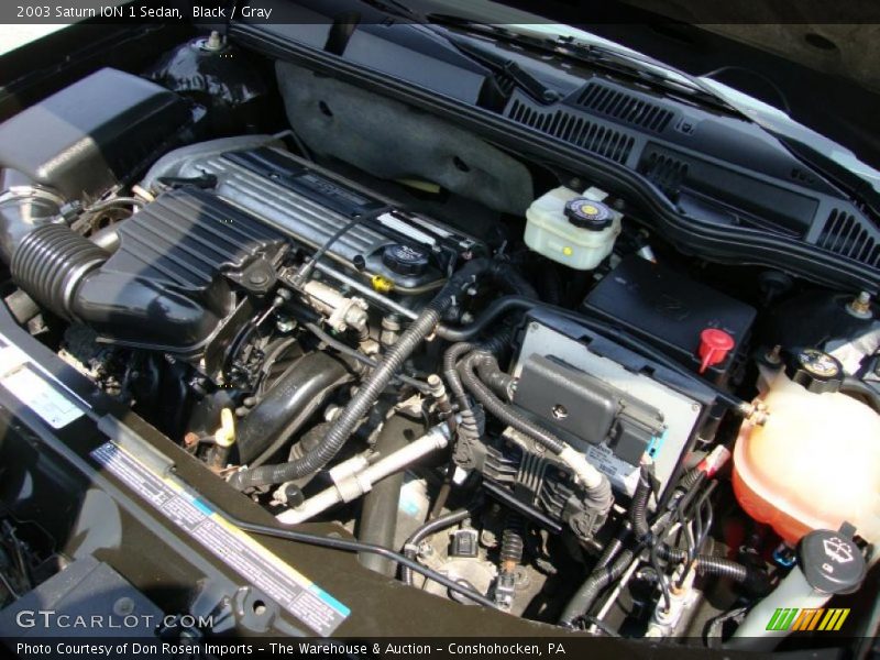 Black / Gray 2003 Saturn ION 1 Sedan