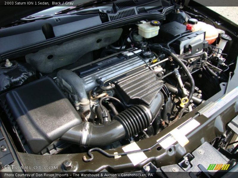 Black / Gray 2003 Saturn ION 1 Sedan
