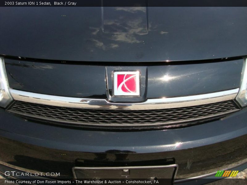 Black / Gray 2003 Saturn ION 1 Sedan