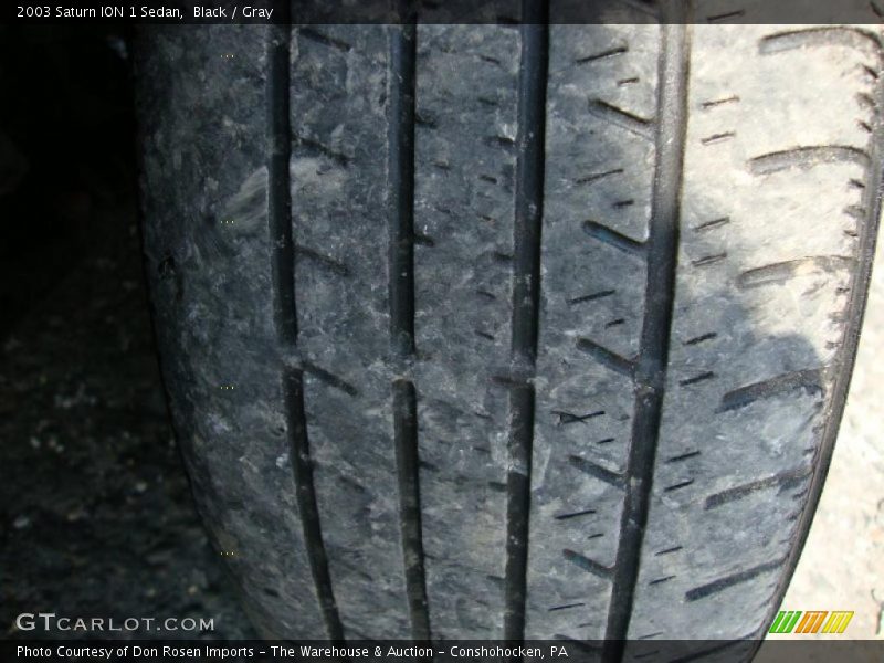 Black / Gray 2003 Saturn ION 1 Sedan
