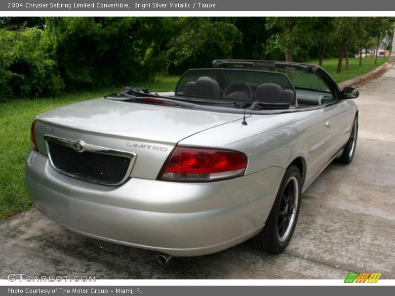 Bright Silver Metallic / Taupe 2004 Chrysler Sebring Limited Convertible