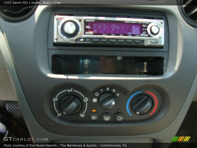 Black / Gray 2003 Saturn ION 1 Sedan