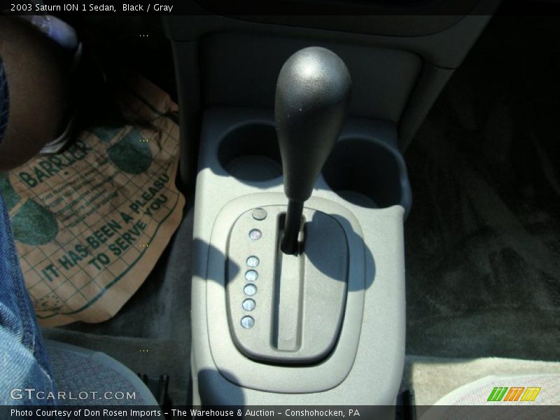 Black / Gray 2003 Saturn ION 1 Sedan