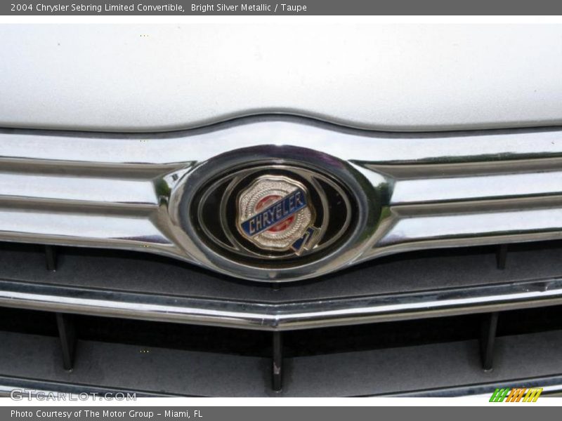 Bright Silver Metallic / Taupe 2004 Chrysler Sebring Limited Convertible