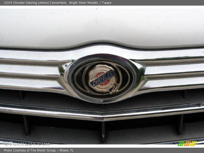 Bright Silver Metallic / Taupe 2004 Chrysler Sebring Limited Convertible