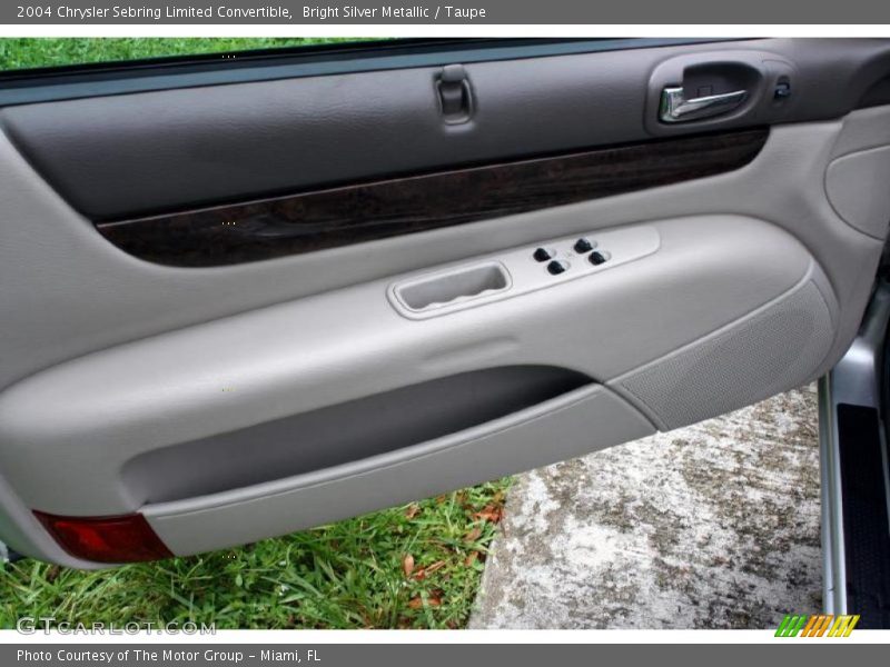 Bright Silver Metallic / Taupe 2004 Chrysler Sebring Limited Convertible
